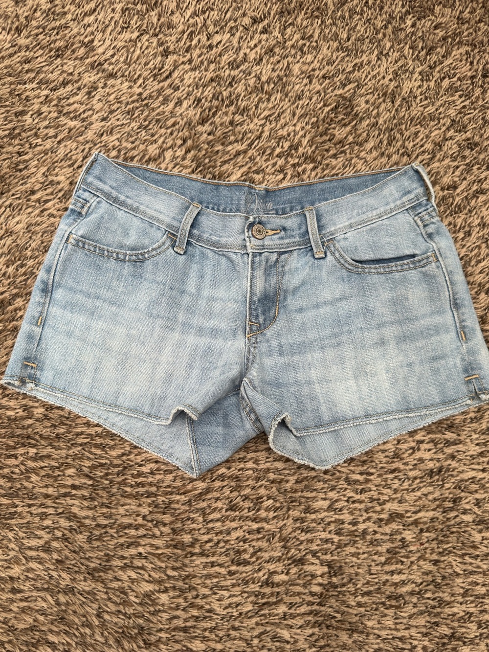 Old Navy Light Blue Denim Cutoff Shorts